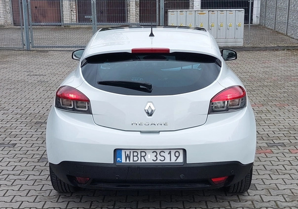 Renault Megane cena 17300 przebieg: 236550, rok produkcji 2009 z Białobrzegi małe 407